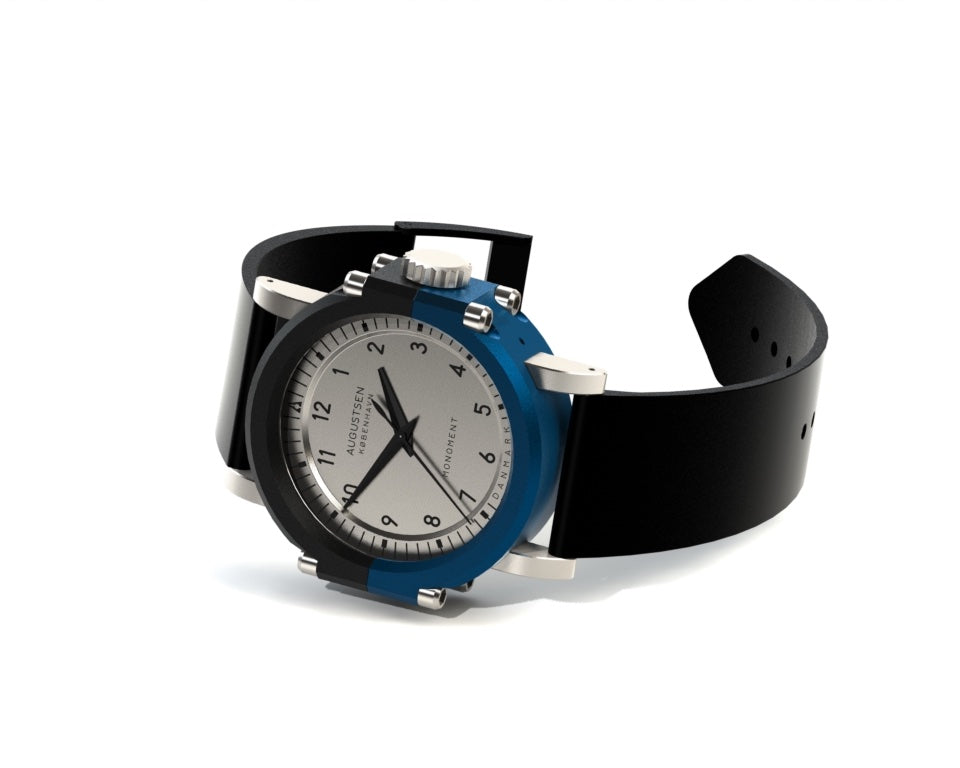 Monoment-watch-black-blue-steel | Augustsen København