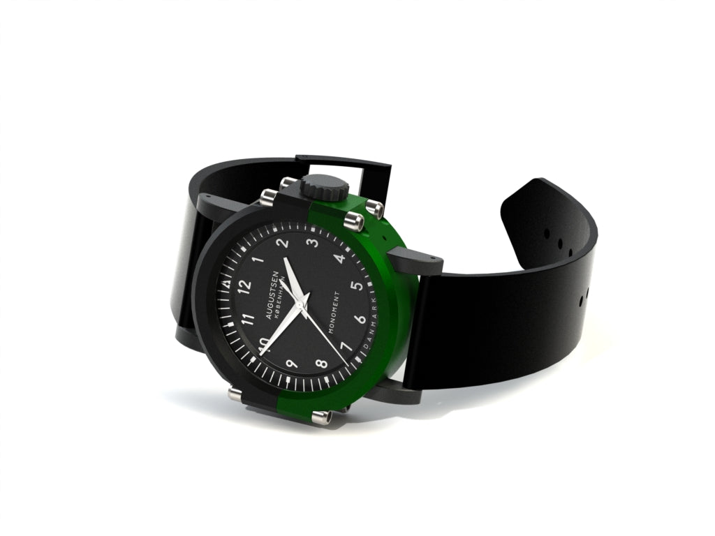 Monoment-watch-black-green-grey | Augustsen København